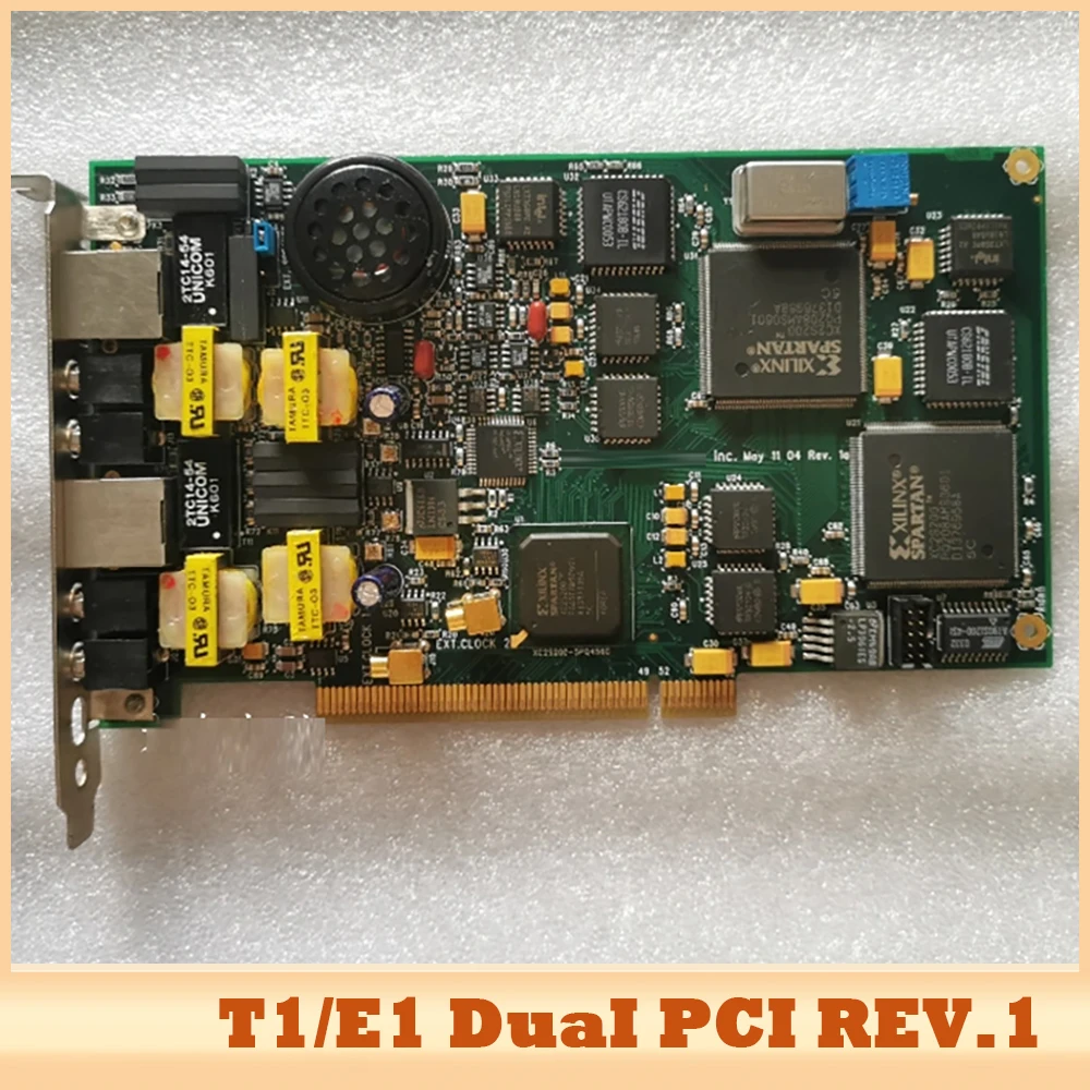 Фото Для GL Communications T1/E1 DuaI PCI REV.1 Голосовая карта №1