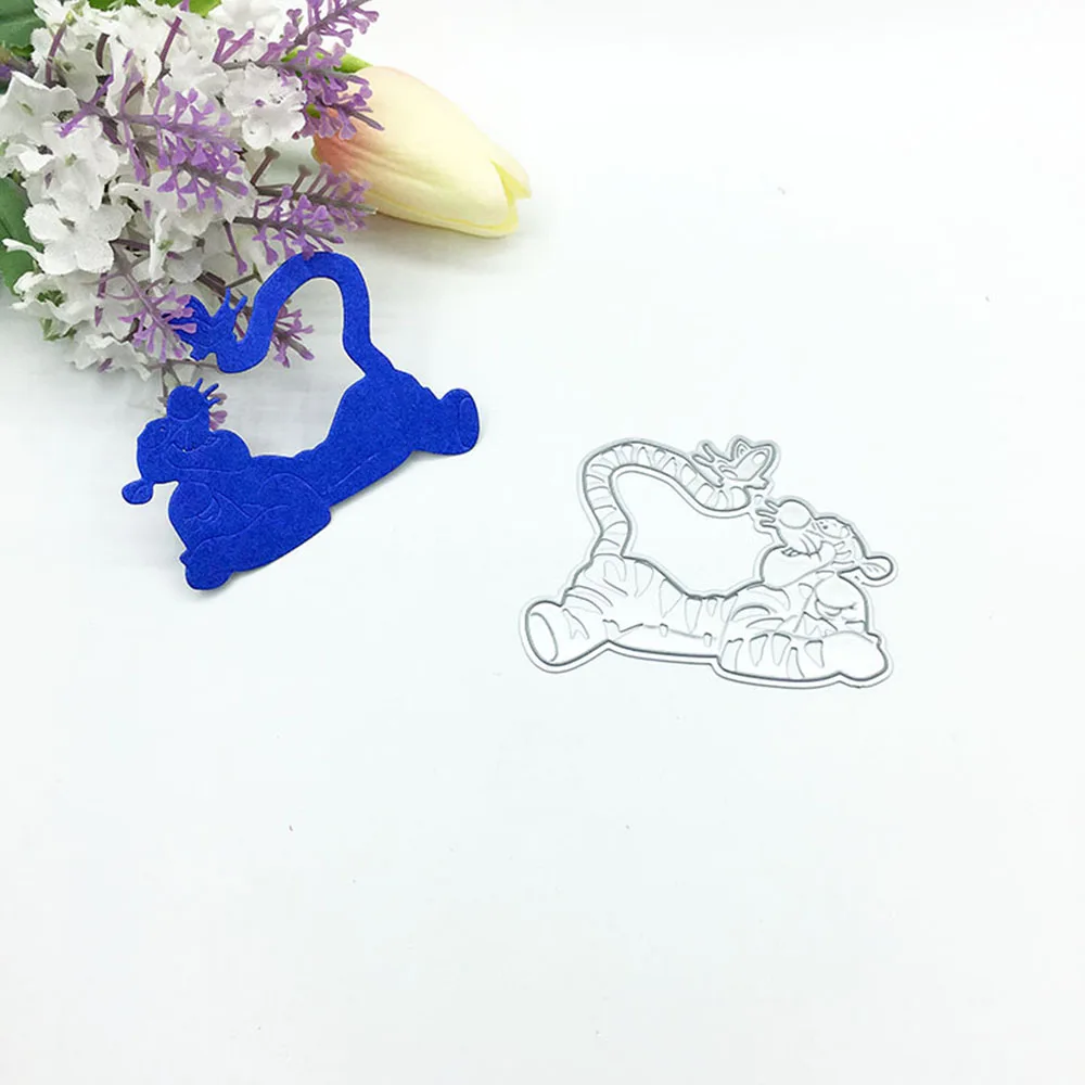 

Julyarts Tiger Card Making Dies 2022 For DIY Decorative Scrapbooking Photo Album Card Making Template Die