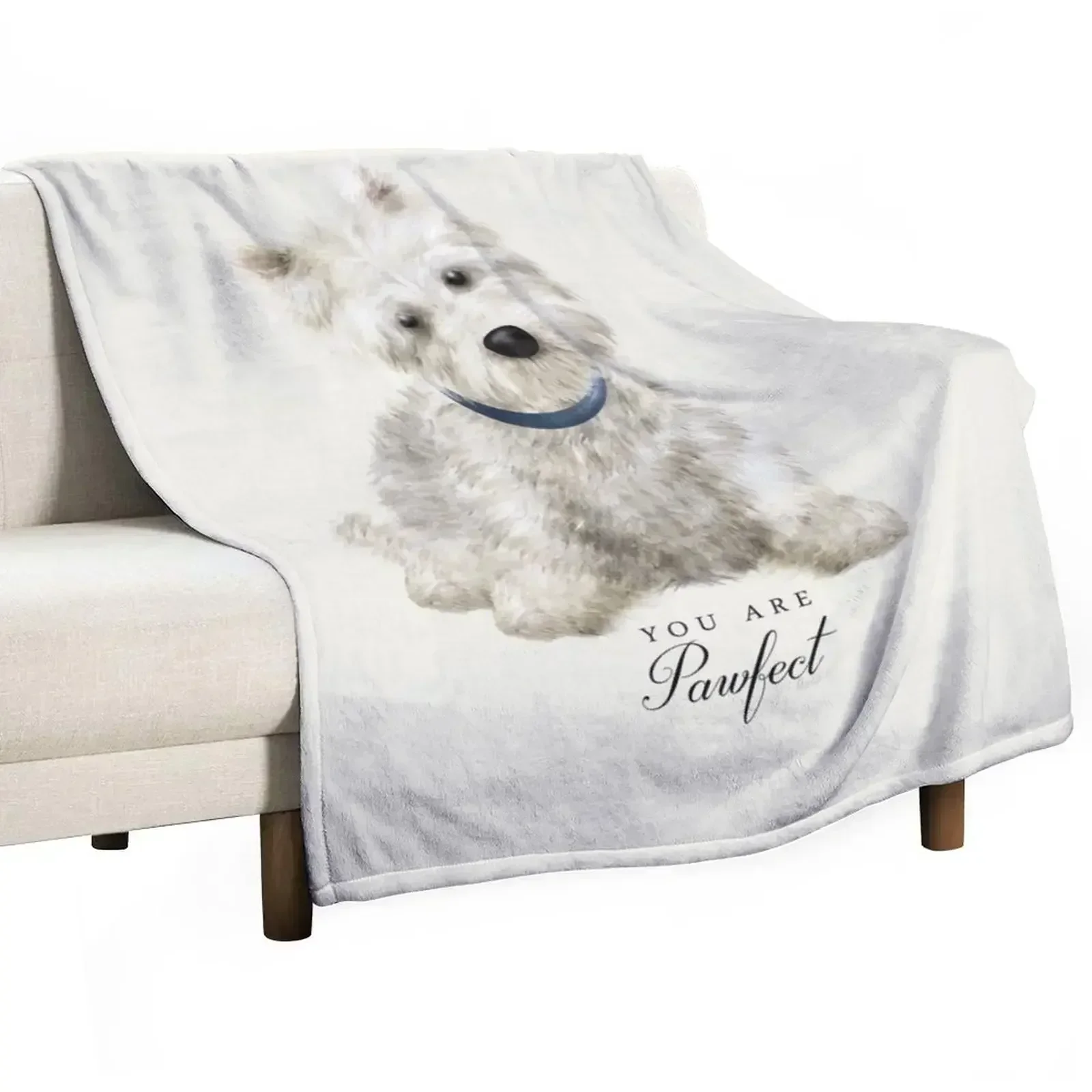 Pawfect Westie плюшевый плед