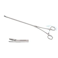 thoracoscopic surgery needle holder forceps curved