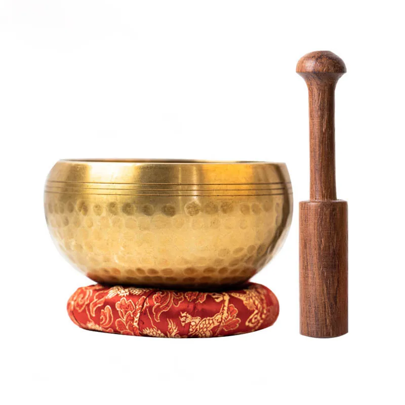 

Тибетская чаша для пения ручной работы из меди, 5,5 дюйма, 14,5 см