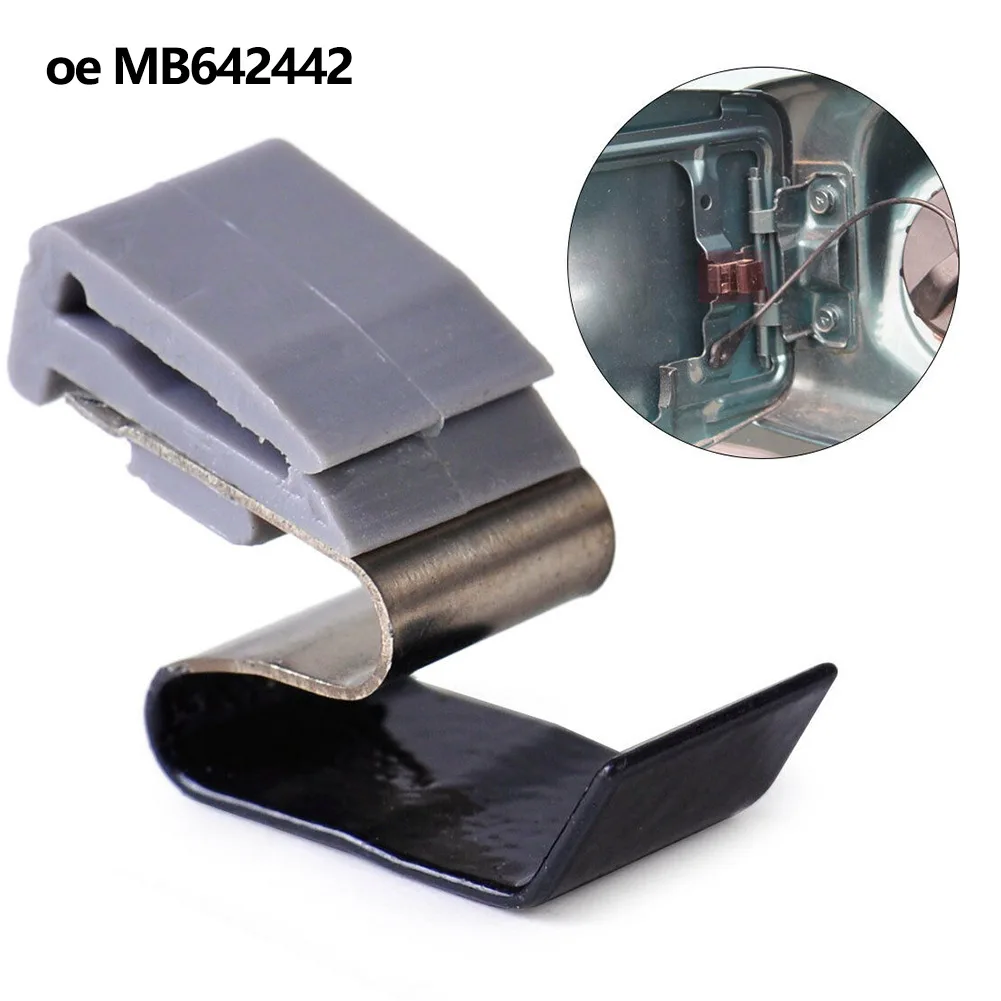 

MB642442 Spring Clip 1.18\\'\\'*0.47\\'\\' Clip Door Fuels Gas Lid Spring Tank 1.18''*0.47'' 3*1.2cm Plastic&Metal