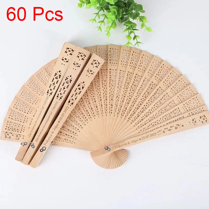 

Деревянные веера, 20/60 шт.