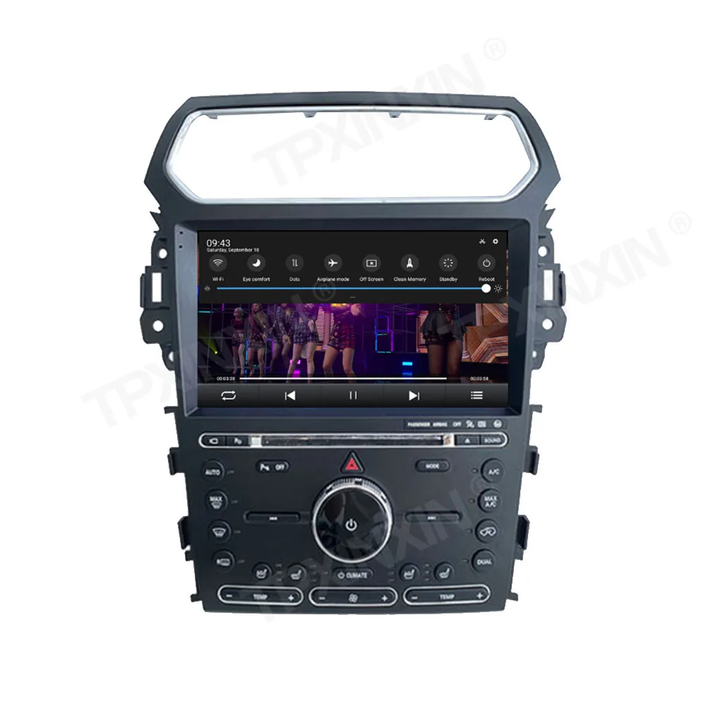 Автомобильный DVD-плеер для Ford Explorer 2011-2019 Android 10 GPS-навигация радио-плеер