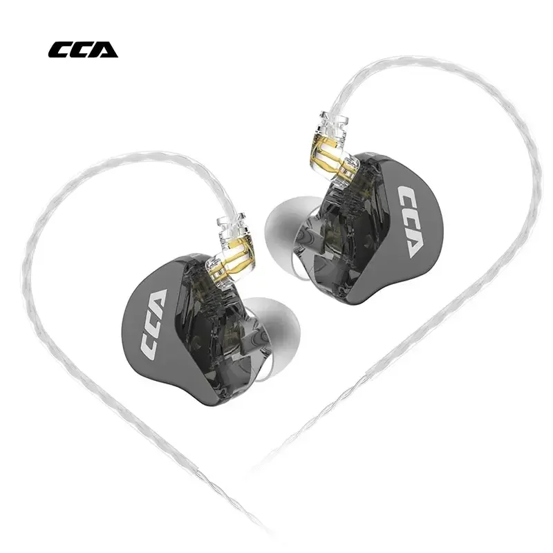 Микрофон CCA CRA In Ear Przewodowy zestaw słuchawkowy HiFi Monitor Słuchawki Wiszące z redukcją szumów KZ ZEX Pro NRA CA 4Sport Gamer