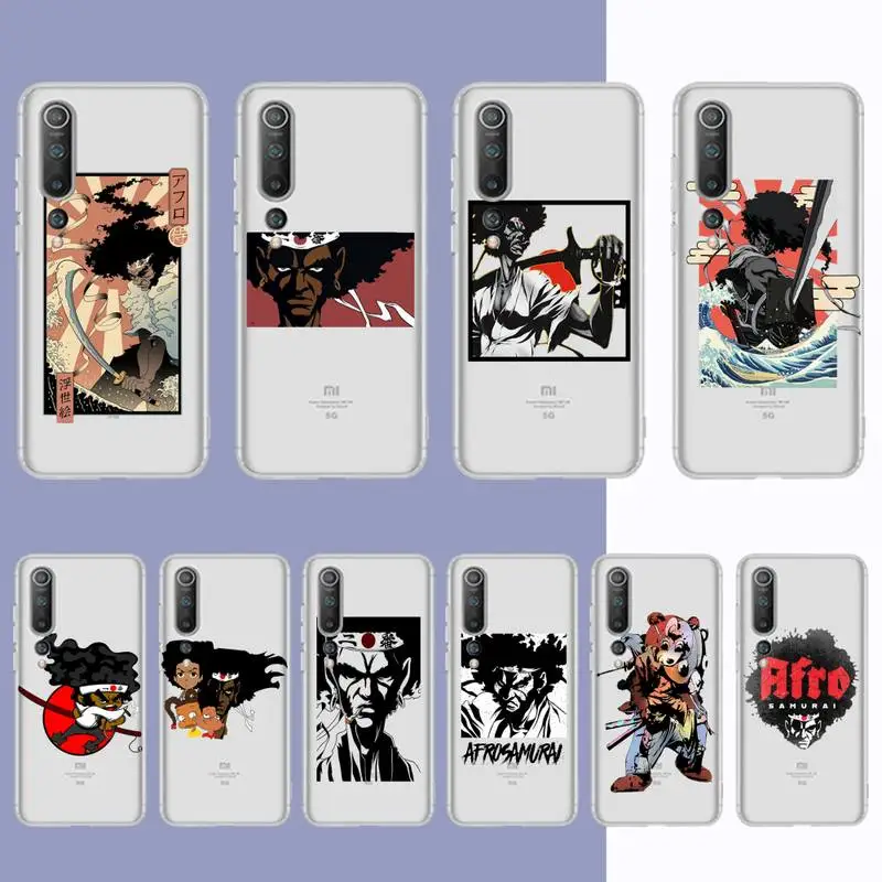 

Yinuoda Anime Afro Samurai Phone Case For Redmi Note 5 7 8 9 10 A K20 pro max lite for Xiaomi 10pro 10T