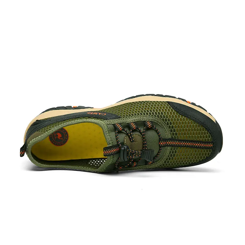 New Summer Men's Hiking and Mountaineering Shoes Water Sports and Wading Shoes, Outdoor Mesh Breathable Beach Shoes