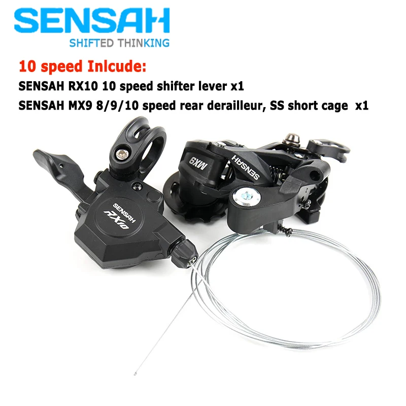 SENSAH MX9 8/9/10 задний переключатель скорости SS короткая клетка с MX8/MX9/RX10 рычаг