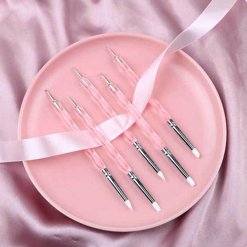 

Sdotter Nail Brushes Set for Manicure DIY Tool Set Gel Acrylic Brushes Liner Pen Nail Art Brush for Nails Painting Nail Art Dott