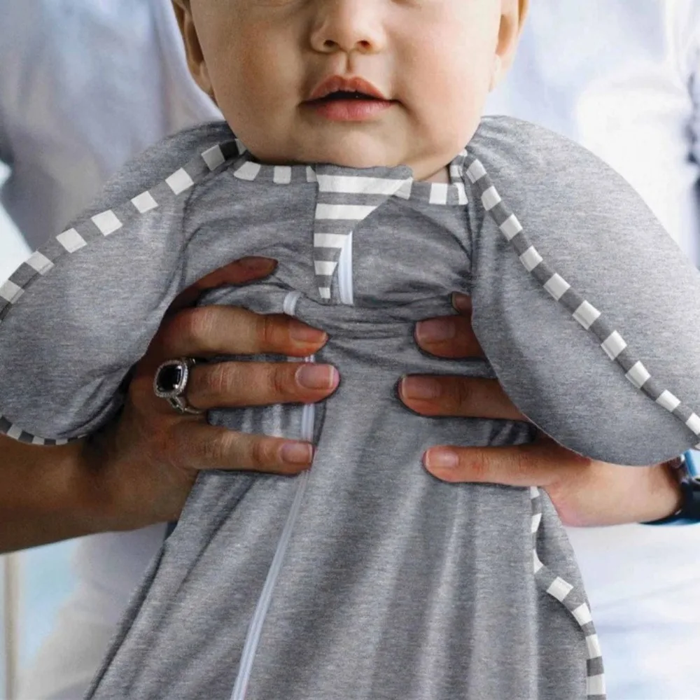 Комбинезоны с поднятой рукой одеяло для новорожденных эластичное хлопковое