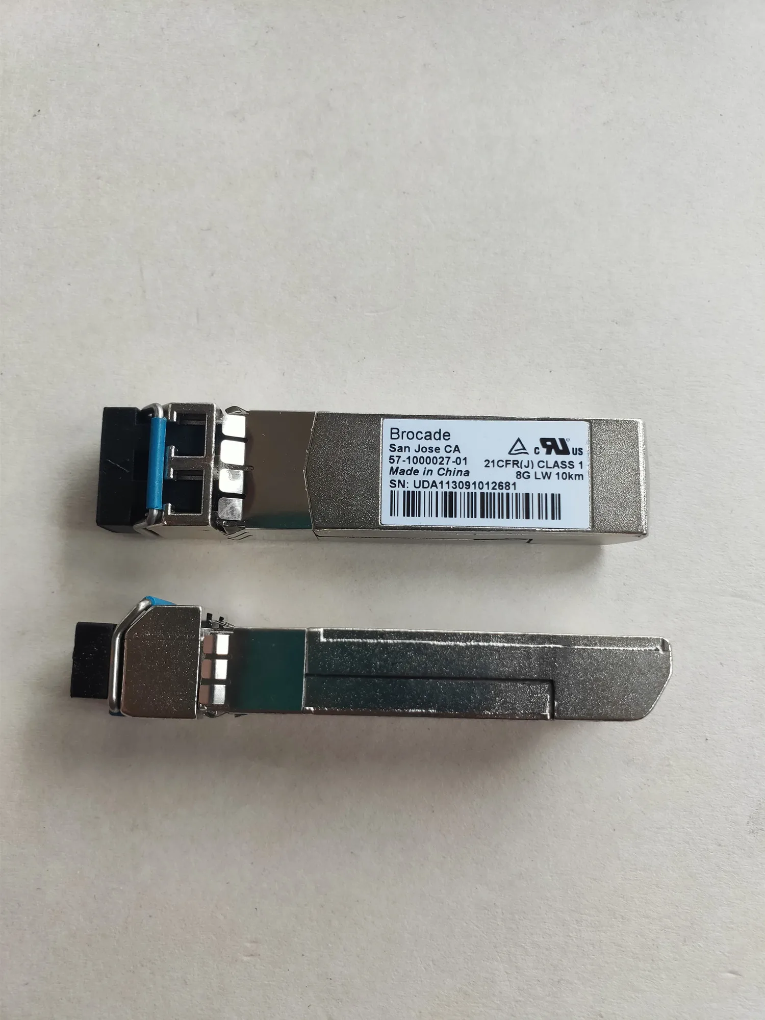 BROCADE SFP 8G 10KM/57-1000027-01 8G LW 10KM Used in Brocade DCX,6510,6505,5300,5100,300, 8GB Single-mode optical transceiver