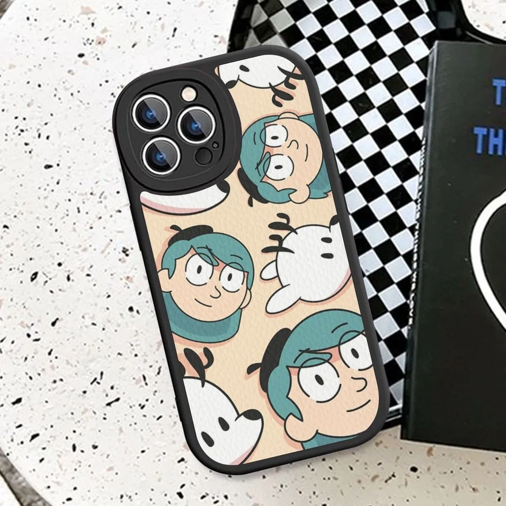 Cartoon H-Hilda Phone Case Hard Leather For IPhone 16 15 14 13 12 Mini 11 Pro Max Xs X Xr 7 8 Plus Fundas