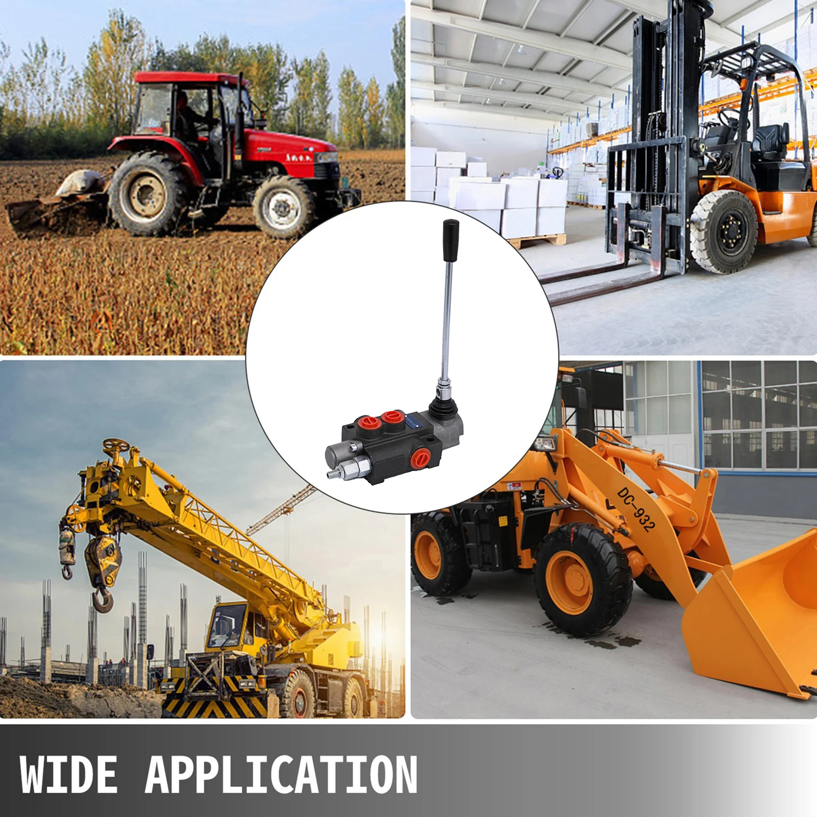 2 шпули P40 гидравлический Многофункциональный клапан управления направлением