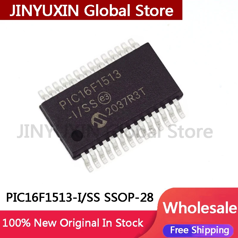 5-100Pcs PIC16F1513-I/SS PIC16F1513-I PIC16F1513 PIC16F PIC16 PIC IC MCU Chip SSOP-28 In Stock Wholesale