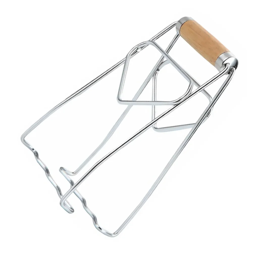 

1pc Stainless Steel Practical Anti-Scald Non-slip Bowl Clip Dish Clip Dish Clamp