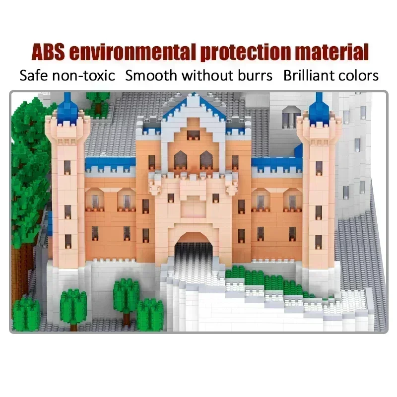 11810 шт. мини-город новый замок из лебедя строительные блоки всемирно известная