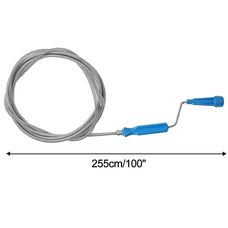 Ручная очистка сточных вод стальная проволока инструменты для сантехнических