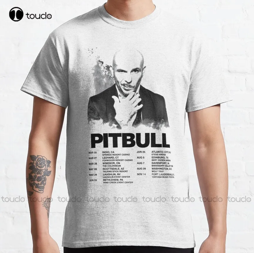 

Pitbull Mr.Worldwide Tour Классическая футболка Pitbull Singer, бейсбольные рубашки, рождественский подарок, модная футболка, лето, Новинка