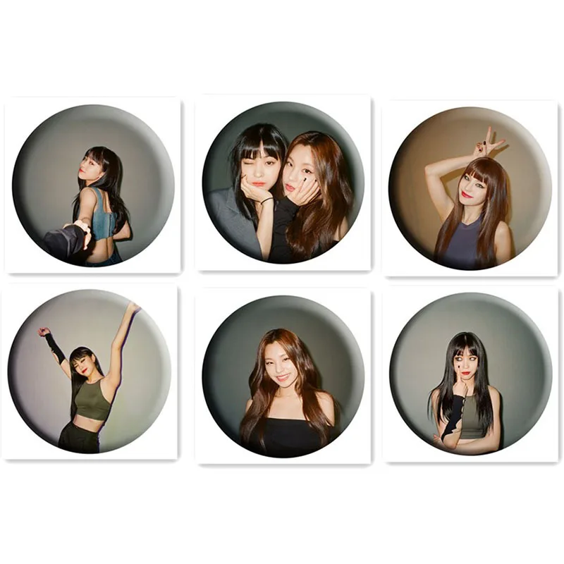 Круглая жестяная брошь KPOP ITZY декоративная аксессуары для сумок Yeji Yuna Ryujin Lia Chaeryeong