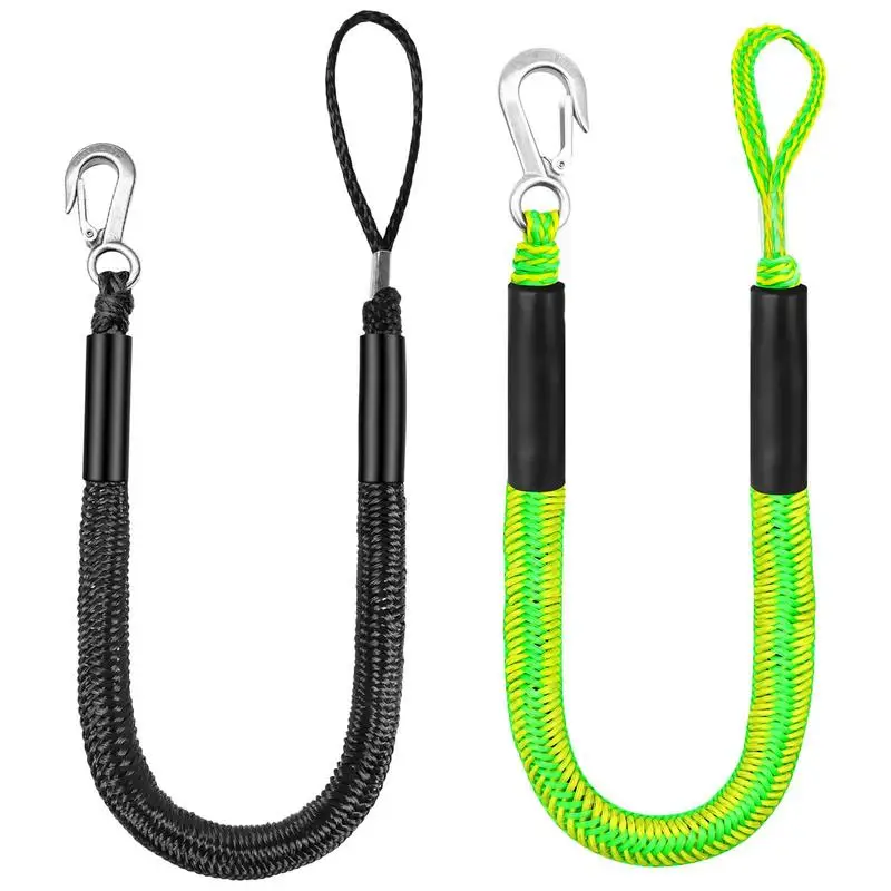 

1PCS Dock Lines Elastic Marine Rope Bungee Cords Shock Ties For Kayak Watercraft Jet Ski Pontoon Canoe Power Boat Accessories