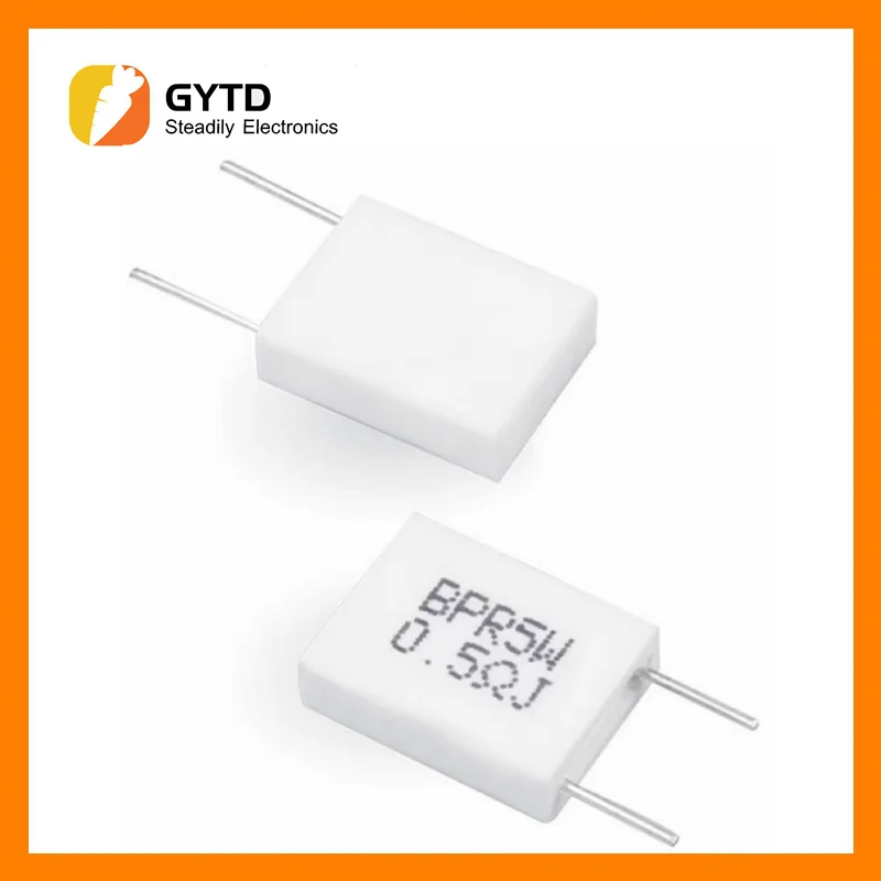 

10PCS BPR56 5W Non Inductive Cement Resistor 0.01R 0.02R 0.05R 0.12R 0.15R 0.2R 0.22R 0.47R 0.1 0.15 0.22 0.25 0.33 0.5 ohm