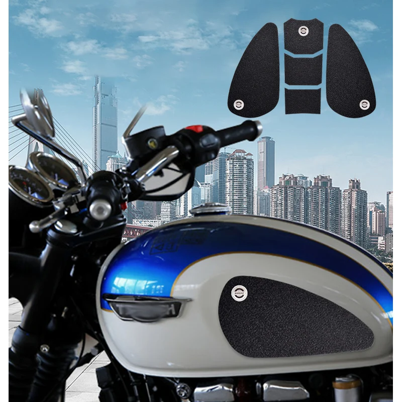 

Motorcycle Accessories Sticker Fuel Tank Sticker Car Stickers Decals Oil tank protection For TRIUMPH Robber T100 T12