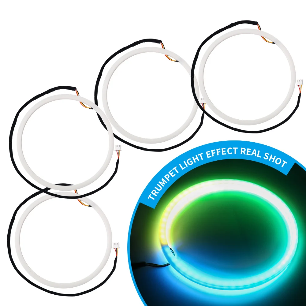 

Светодиодная RGB-подсветка Для Салона Автомобиля (213 LED), Набор Из 6/10/14/18/22 Акриловых Полосок