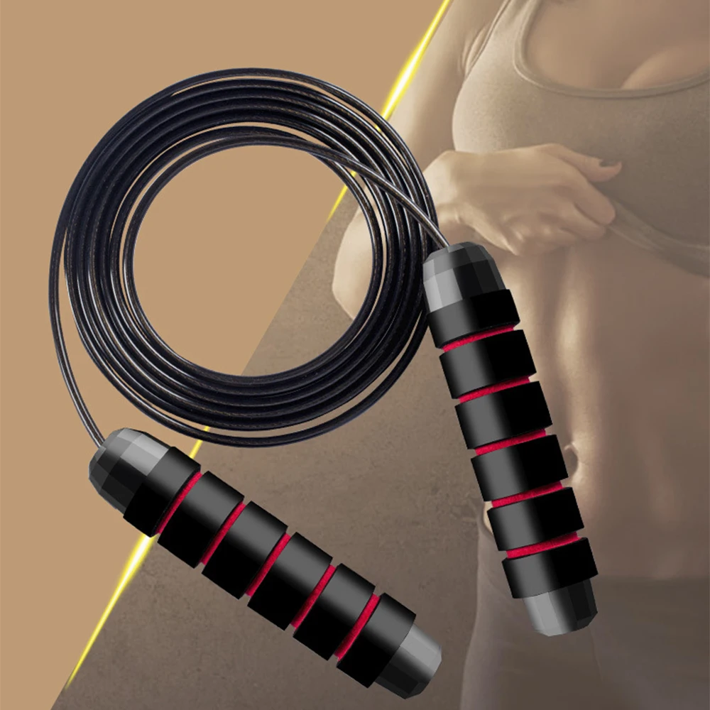 

Speed Jump Rope Weighted Tangle-Free Rapid Speed Skipping Rope for Fitness Equipment Home Exercise Slim Body Lose Weight Sports
