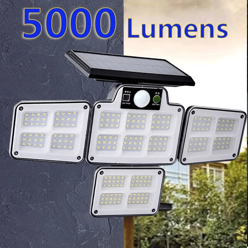 

Фонарь внешний с датчиком движения, 228 мАч, 6000 Вт