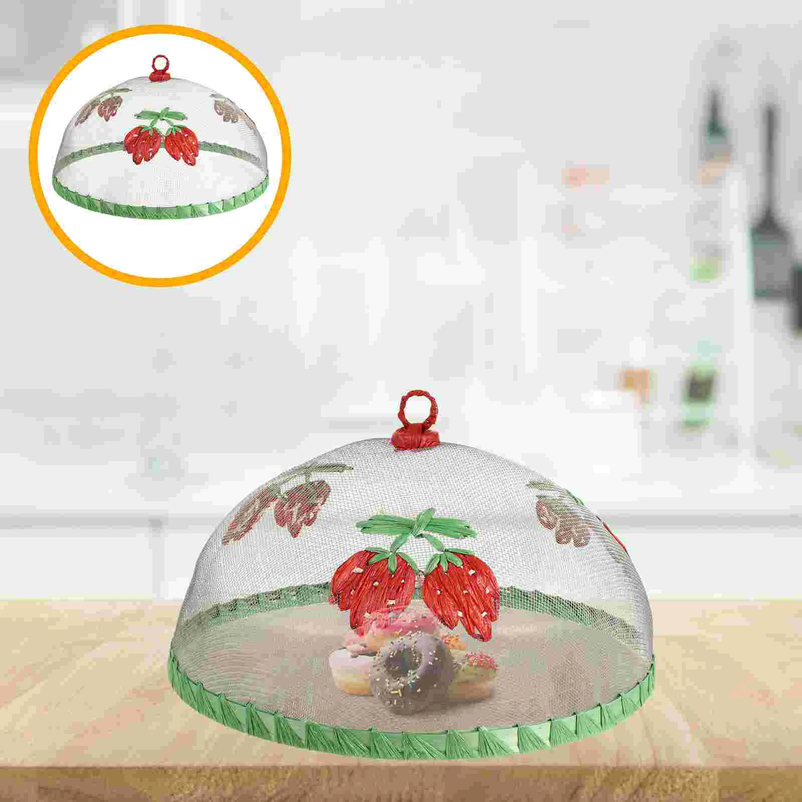 

2Pcs Food Cover Net Cake Dome Cover Food Netting Picnic Food Tent Cover Mesh Food Umbrella Food Plate Cover