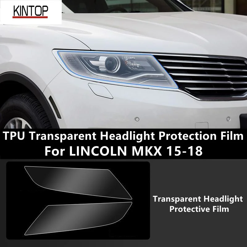 

For LINCOLN MKX 15-18 TPU Headlight Protective Film, Headlight Protection,Film Modification