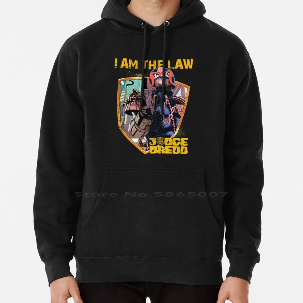 

Dredd-I Am The Law Hoodie Sweater 6xl Cotton Retro Vintage Films Cinema Cult Movie Cult Classic 90s Movies Dredd Action Fantasy