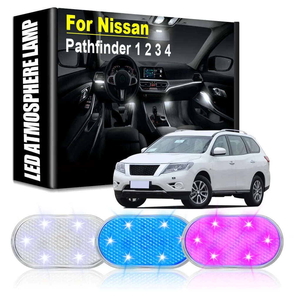 

Car LED Atmosphere Lights Reading Light Touch Led Lamps Car Interior Lights Car Accessories Tools for Nissan Pathfinder 1 2 3 4