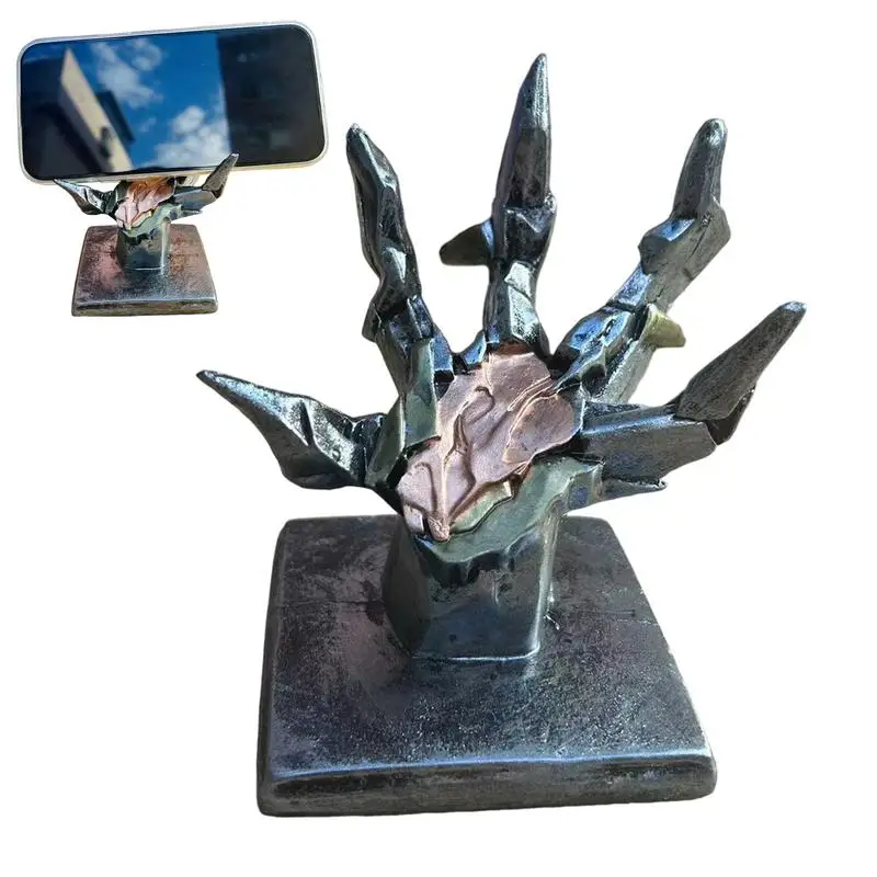 Скелет Рука Хэллоуин Декор Готическое Украшение Дома Держатель Телефона