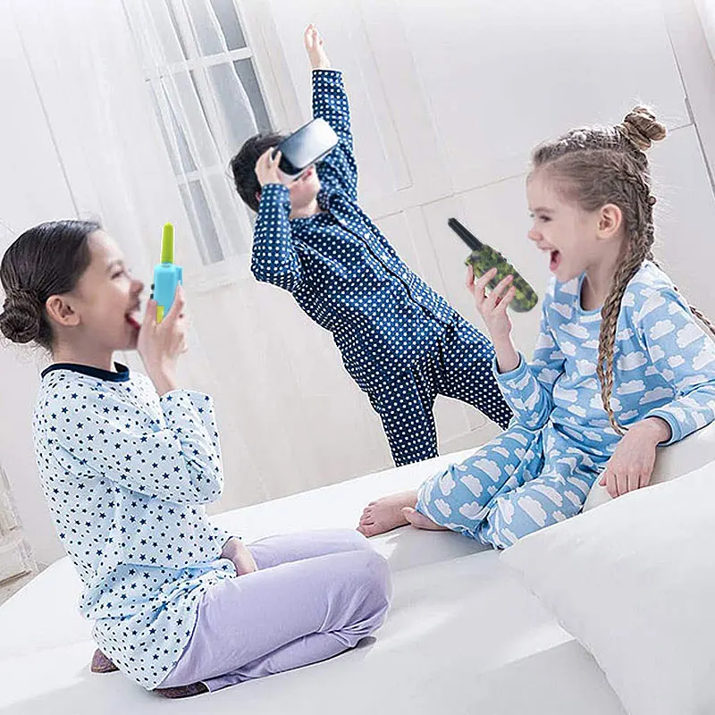 Parent-child Interactive Toy Boy Girl Radio Handheld Phone Radio Christmas Birthday Gift a Pair of Children's Walkie-talkies
