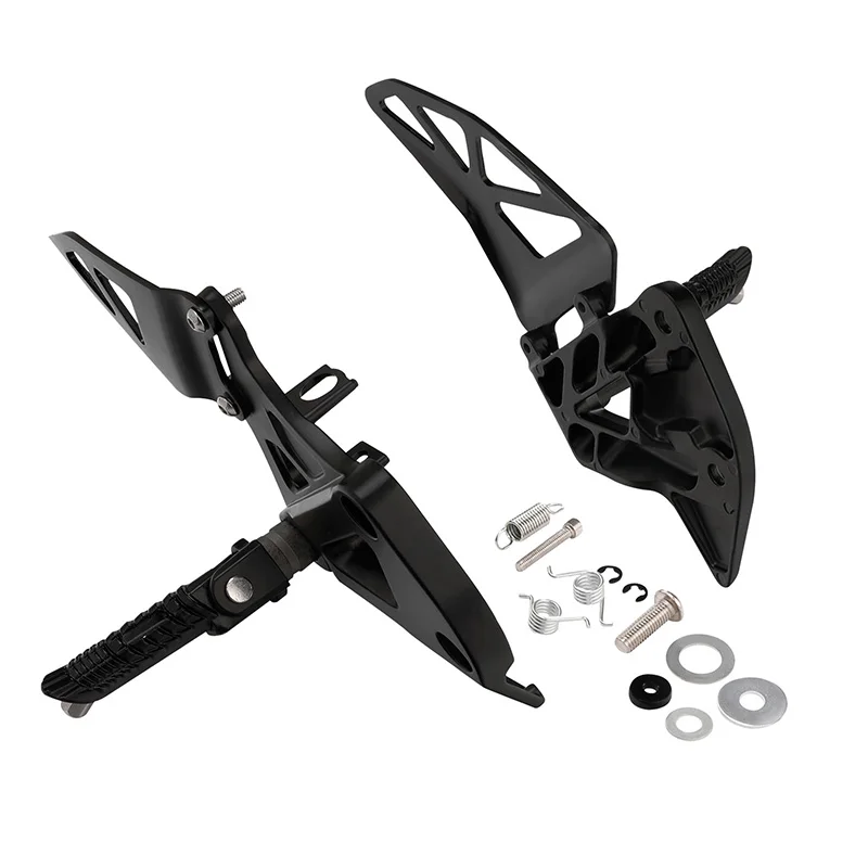 Передние подножки водителя мотоцикла кронштейн для Suzuki GSXR GSX-R 1000 2017 2018 2019 2020 2021 2022