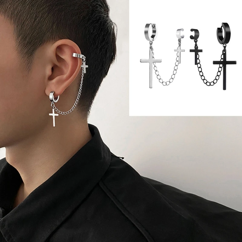 Для цепочки с кисточками и широкой манжетой зажим на маленьком обруче висячие