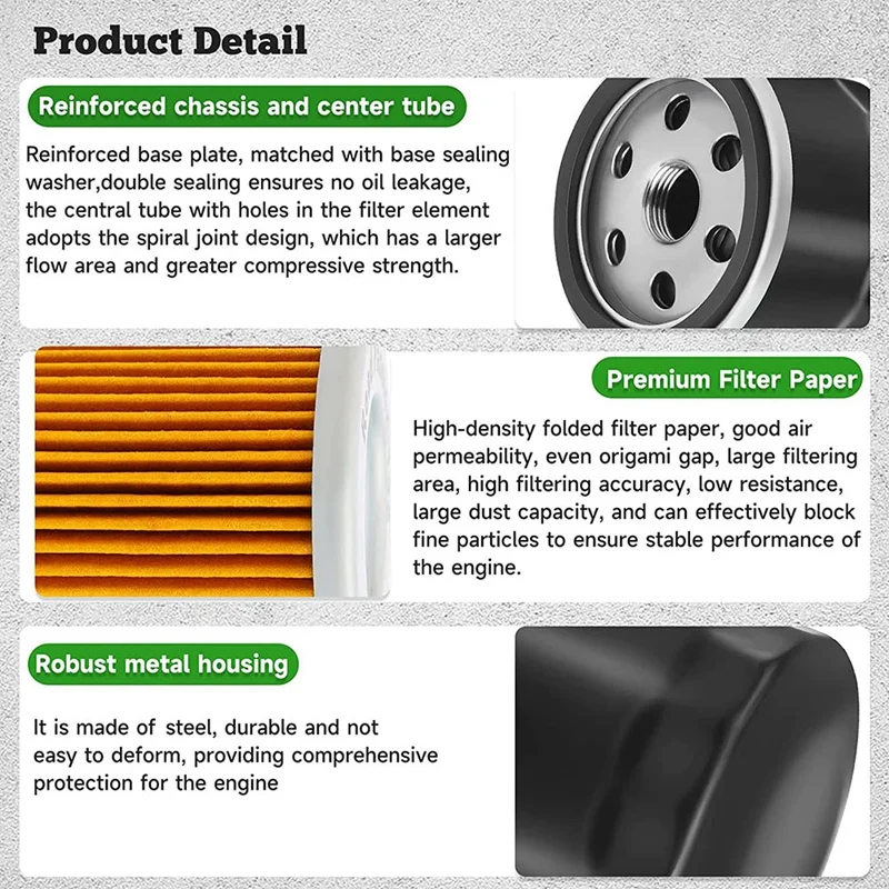 4 шт. 49065-0721 Масляный фильтр для куб кадет Ремесленная тройская газонокосилка