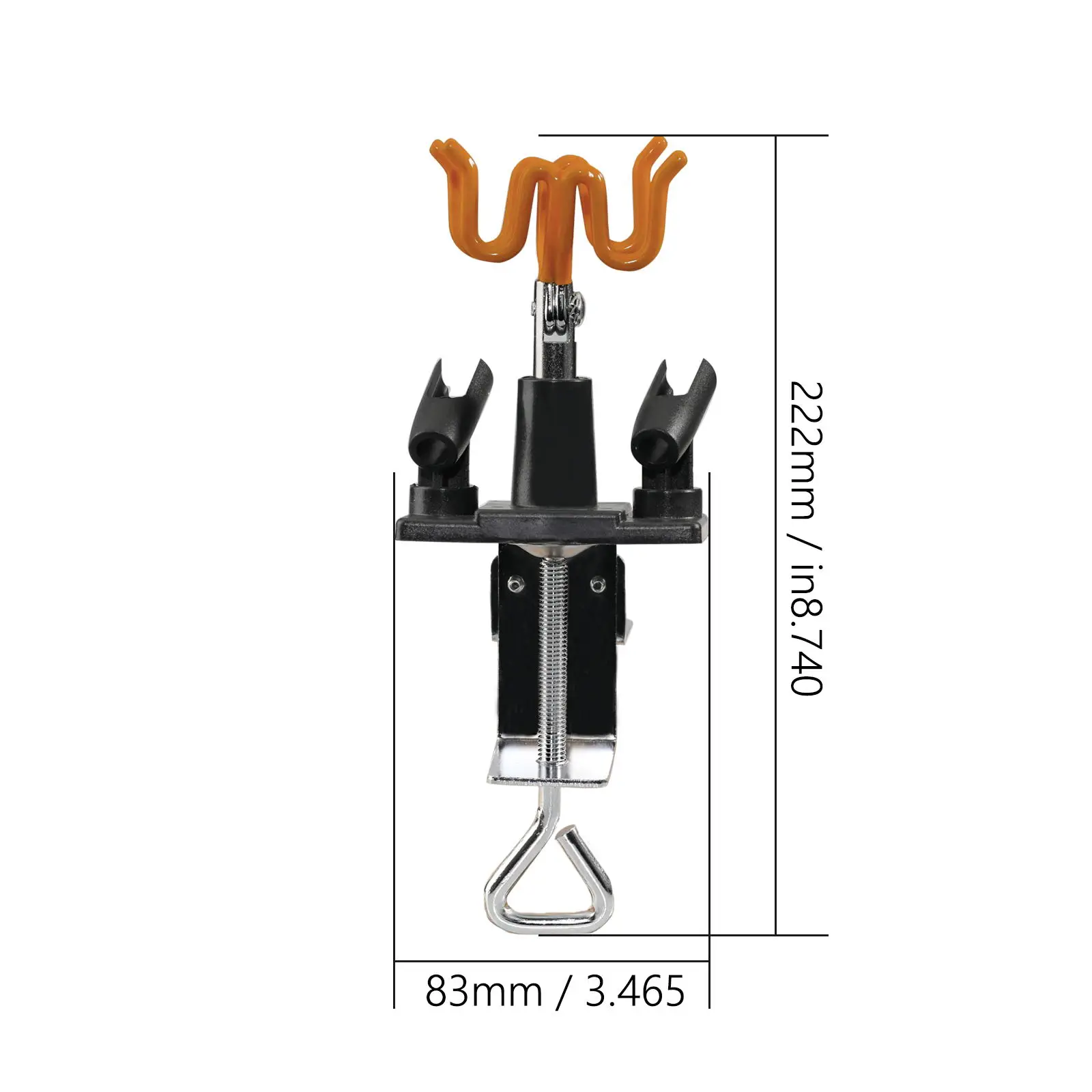 Держатель для аэрографа фиксированный на кромке стола прикрепляется к