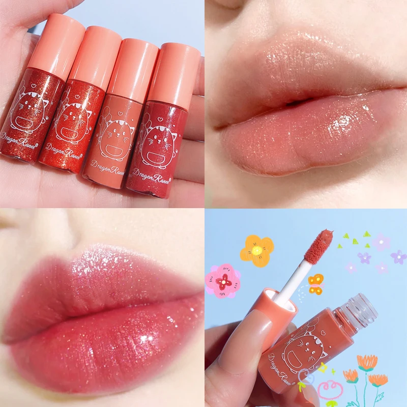

Polarized Lip Gloss Longlasting Mermaid Glitter Lipstick Waterproof Moisturize Jelly Glitter Lipgloss Nutritious Lip Makeup 1pc