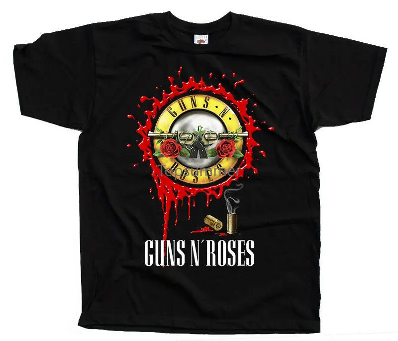 

Guns N Roses V1 Logo Band Poster Axl Rose T Shirt Dtg Black S 5Xl