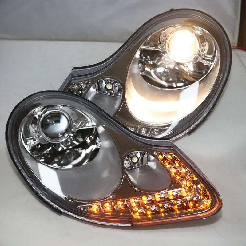 

For Porsche boxster 996 911 LED Head Lamp Silver SN