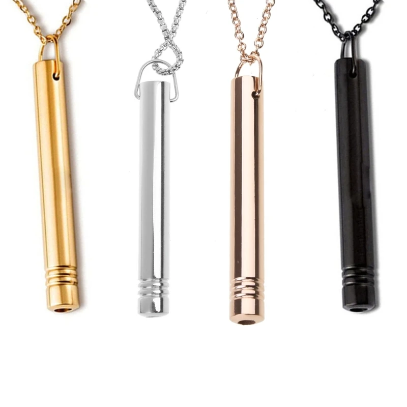 

Stress Relief Mindful Breathing Necklace Anxiety Stress Relaxation Meditation