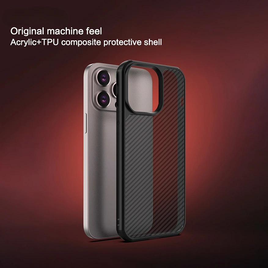 

Чехол из углеродного волокна с рисунком для Iphone 14 Plus 14 13 12 11 Pro Max, рамка из ТПУ с защитой объектива, ударопрочная акриловая задняя крышка