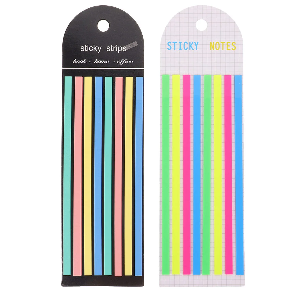 

2 Books Sticky Notes Highlighters Pens Tabs Annotating Tape Sentence Strips The Pet Page Marker Adhesive Reading Markers