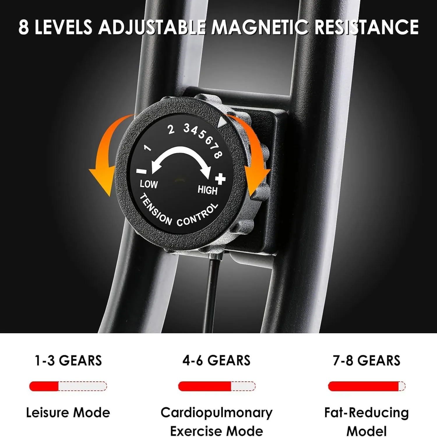 Складной велотренажер складной стационарный велосипед для фитнеса вертикальный