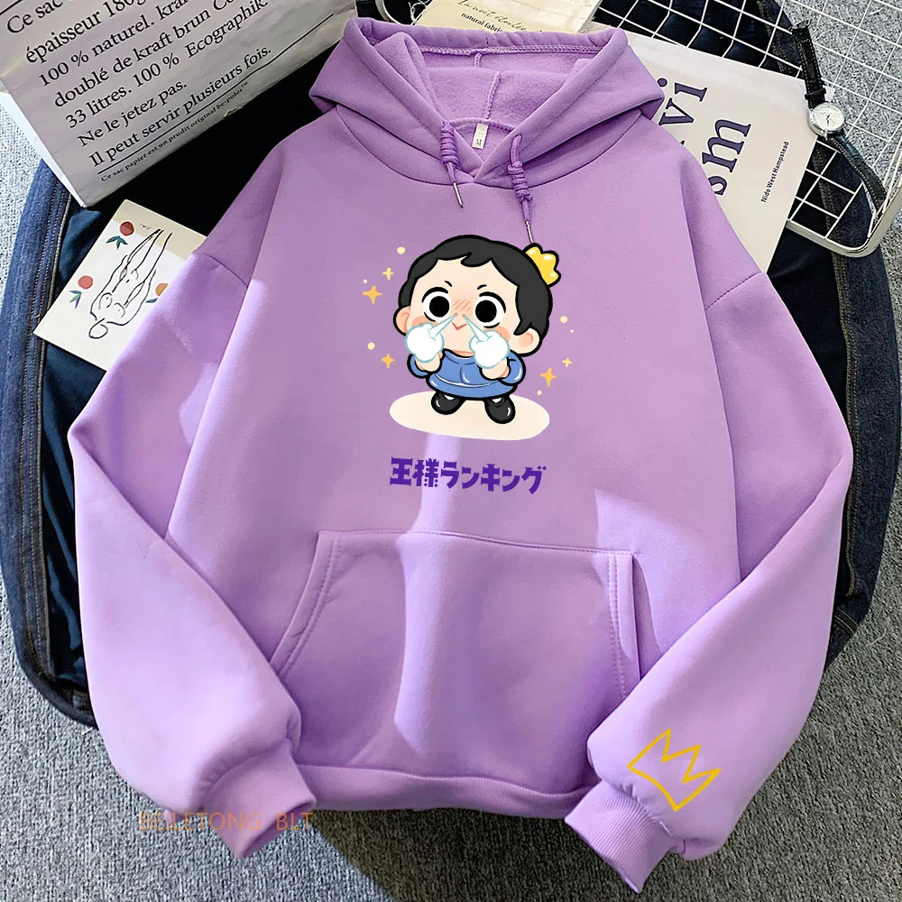 

Ousama Ranking of Kings Bojji Hoodies Manga Cartoon Graphic Printing Sweatshirts Long Sleeve Casual Women/Men Clothing Kawaii