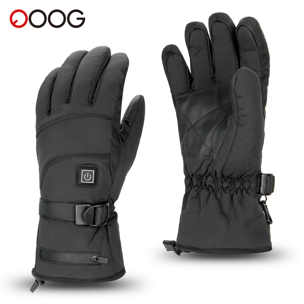 

Winter Heated Gloves Waterproof Motorcycle Warm Lithium Battery Heated Gloves Touch Screen Skiing Heated Rechargeable Gloves