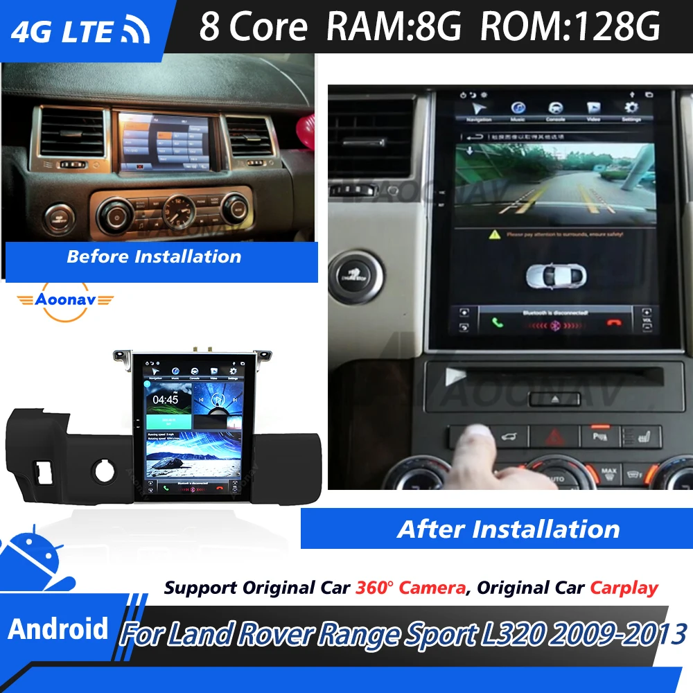 

Multimedia central 2 din For Land Rover Range Sport L320 2009-2013 Touch Screen Android System Car radio stereo receiver Player