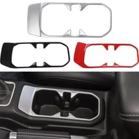 front drink cup holder decoration cover stickers for jeep wrangler jl gladiator jt 2018 2019 2020 2021 2022 car accessories